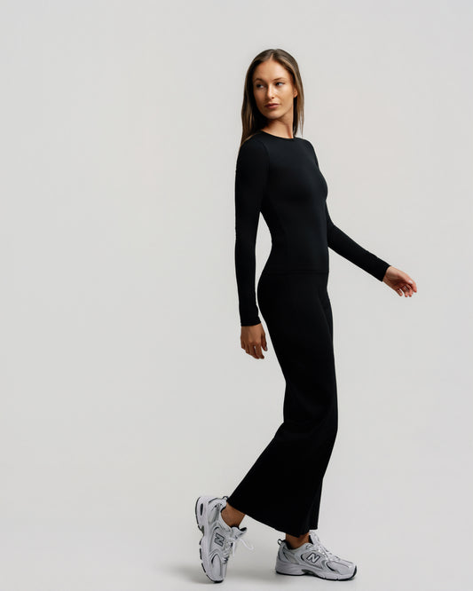 High-Waist Ease Wide Leg Pant