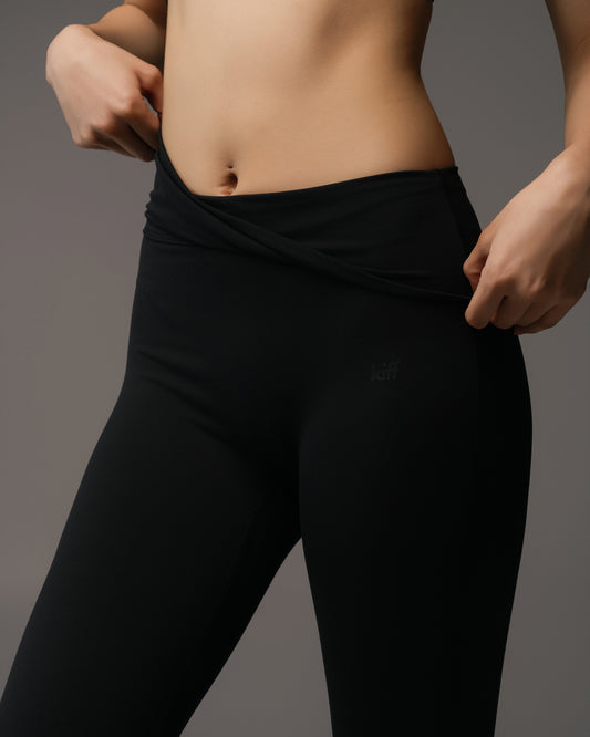 Foldover-Waist Edge Legging